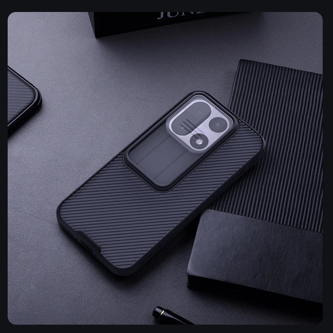 گارد ضدضربه دودی OnePlus 15 مارک نیلکین مدل Camshield Pro Clear