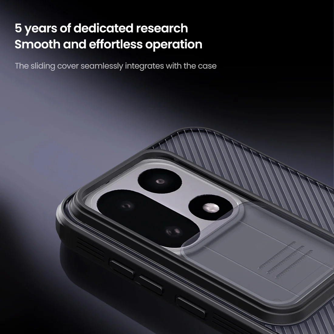 گارد ضدضربه دودی OnePlus 15 مارک نیلکین مدل Camshield Pro Clear گارد ضدضربه دودی OnePlus 15 مارک نیلکین مدل Camshield Pro Clear