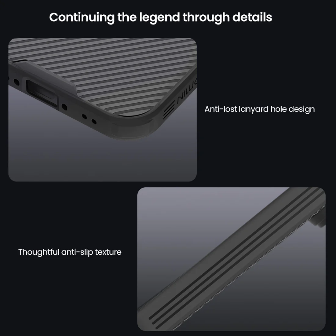 گارد ضدضربه دودی OnePlus 15 مارک نیلکین مدل Camshield Pro Clear