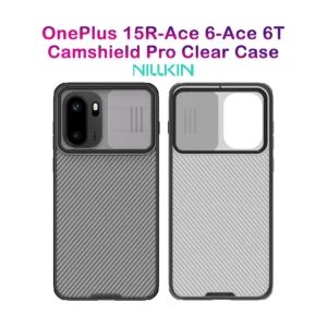 گارد ضدضربه دودی OnePlus 15R مارک نیلکین مدل Camshield Pro Clear