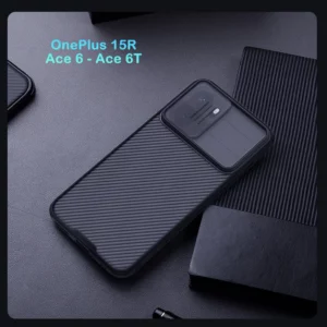 گارد ضدضربه دودی OnePlus Ace 6 مارک نیلکین مدل Camshield Pro Clear