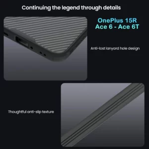 گارد ضدضربه دودی OnePlus Ace 6 مارک نیلکین مدل Camshield Pro Clear