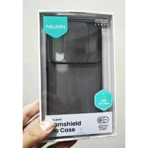 گارد ضدضربه دودی Samsung Galaxy S26 Ultra مارک نیلکین مدل Camshield Pro Clear