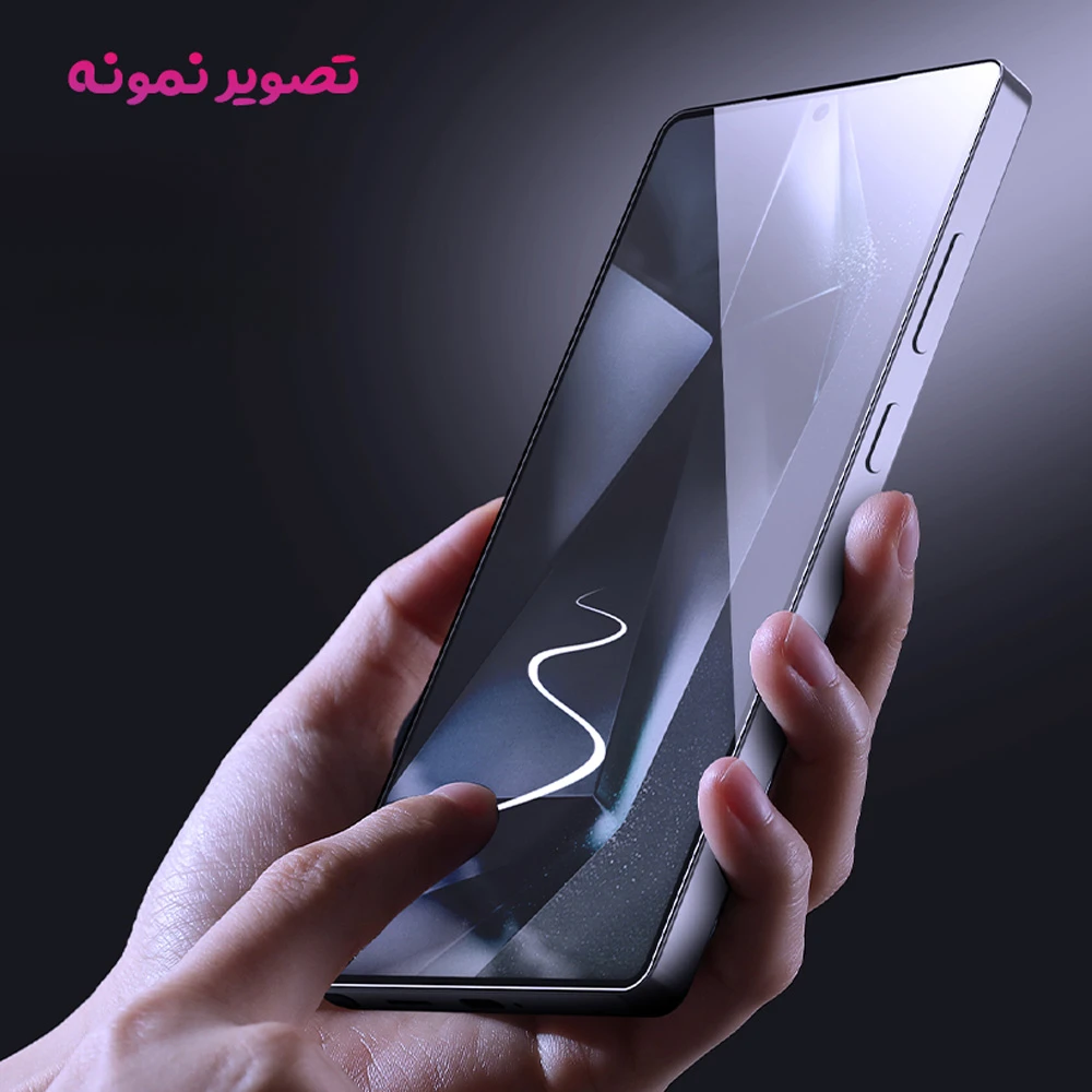 گلس تمام شفاف Samsung Galaxy S25 Ultra مارک KUSA مدل 3D Large ARC
