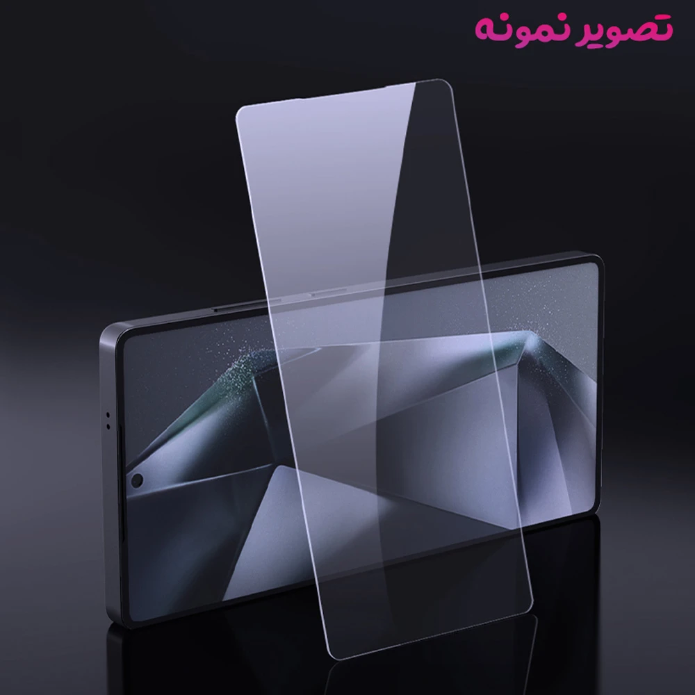 گلس تمام شفاف Samsung Galaxy S25 Ultra مارک KUSA مدل 3D Large ARC