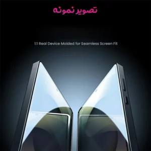 گلس تمام شفاف Samsung Galaxy S25 Ultra مارک KUSA مدل 3D Large ARC