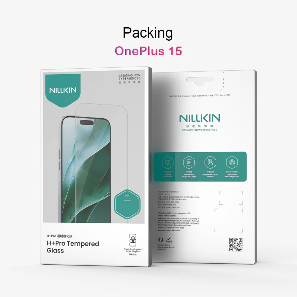 گلس شیشه‌ای OnePlus 15 مارک نیلکین مدل H+Pro