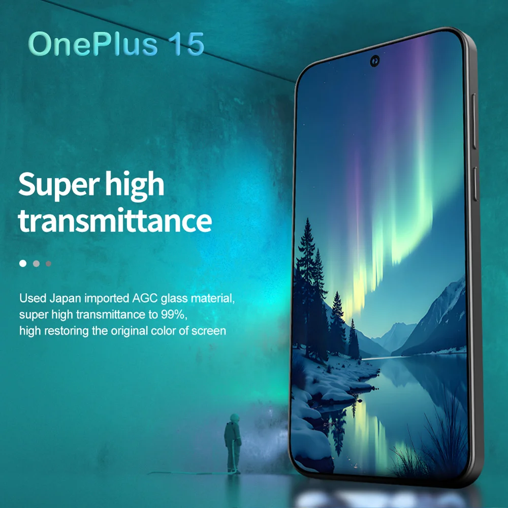 گلس شیشه‌ای OnePlus 15 مارک نیلکین مدل H+Pro