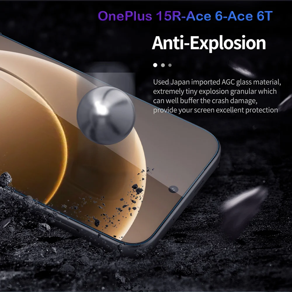 گلس شیشه‌ای OnePlus Ace 6T مارک نیلکین مدل H+Pro