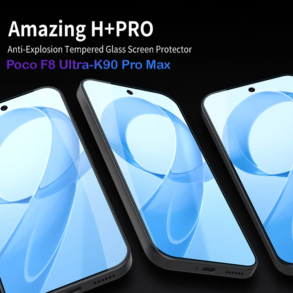 گلس شیشه‌ای Poco F8 Ultra مارک نیلکین مدل H+Pro