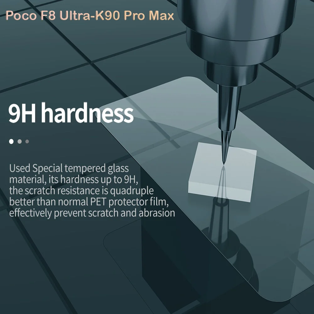 گلس شیشه‌ای Poco F8 Ultra مارک نیلکین مدل H+Pro