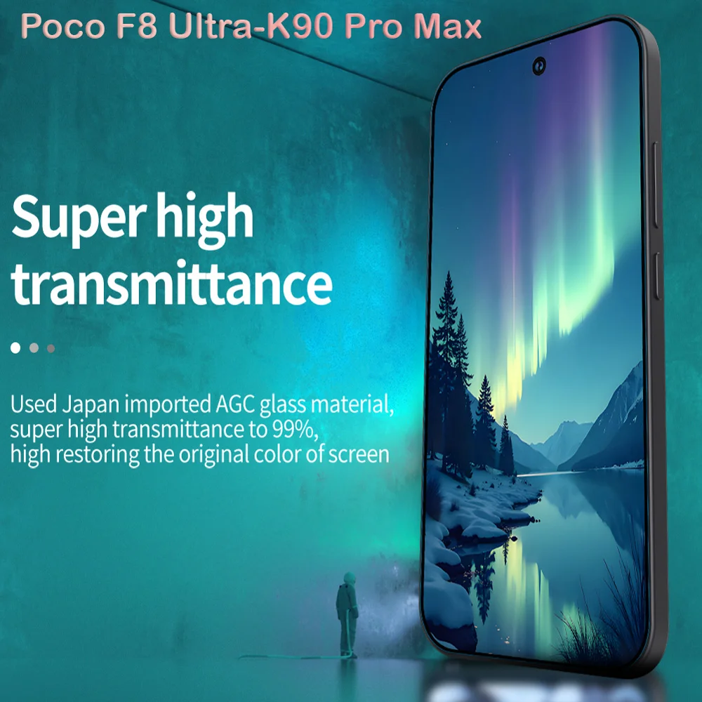 گلس شیشه‌ای Poco F8 Ultra مارک نیلکین مدل H+Pro