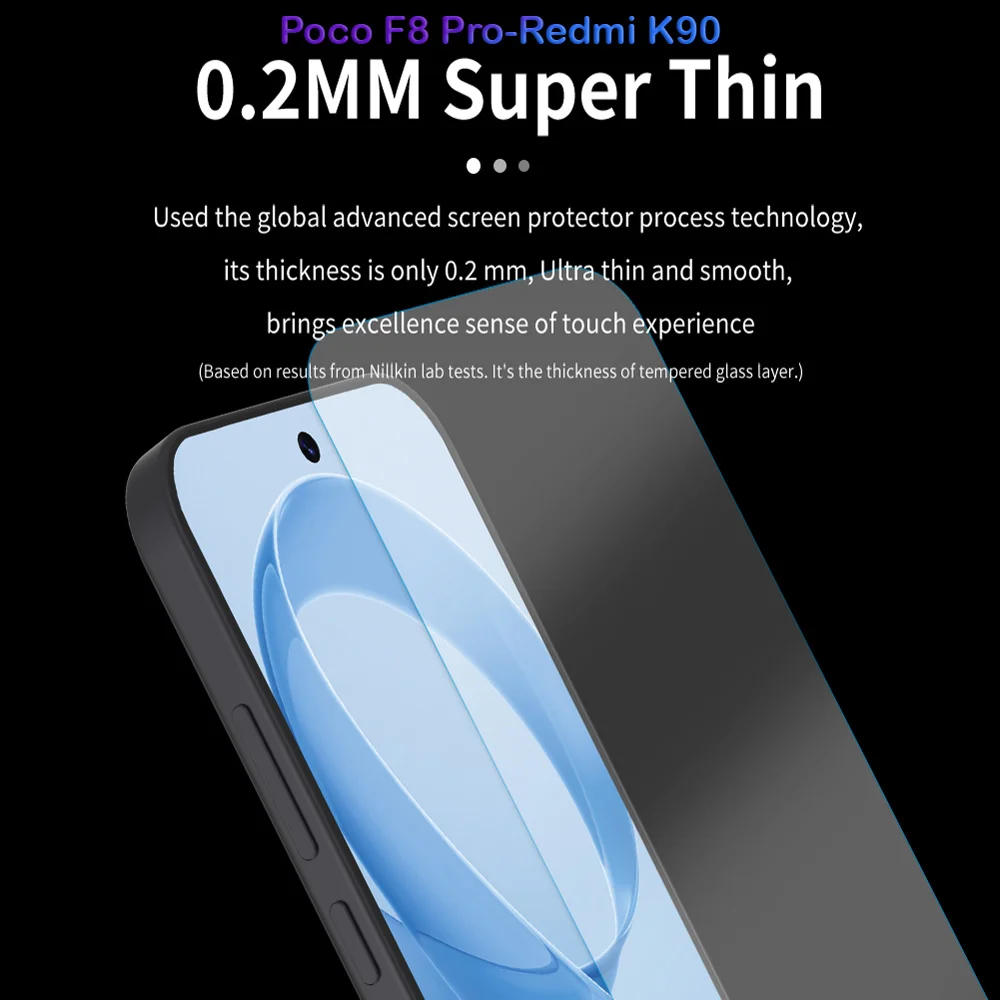 گلس شیشه‌ای Redmi K90 مارک نیلکین مدل H+Pro