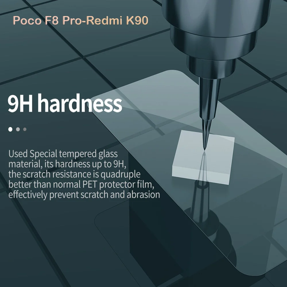 گلس شیشه‌ای Redmi K90 مارک نیلکین مدل H+Pro