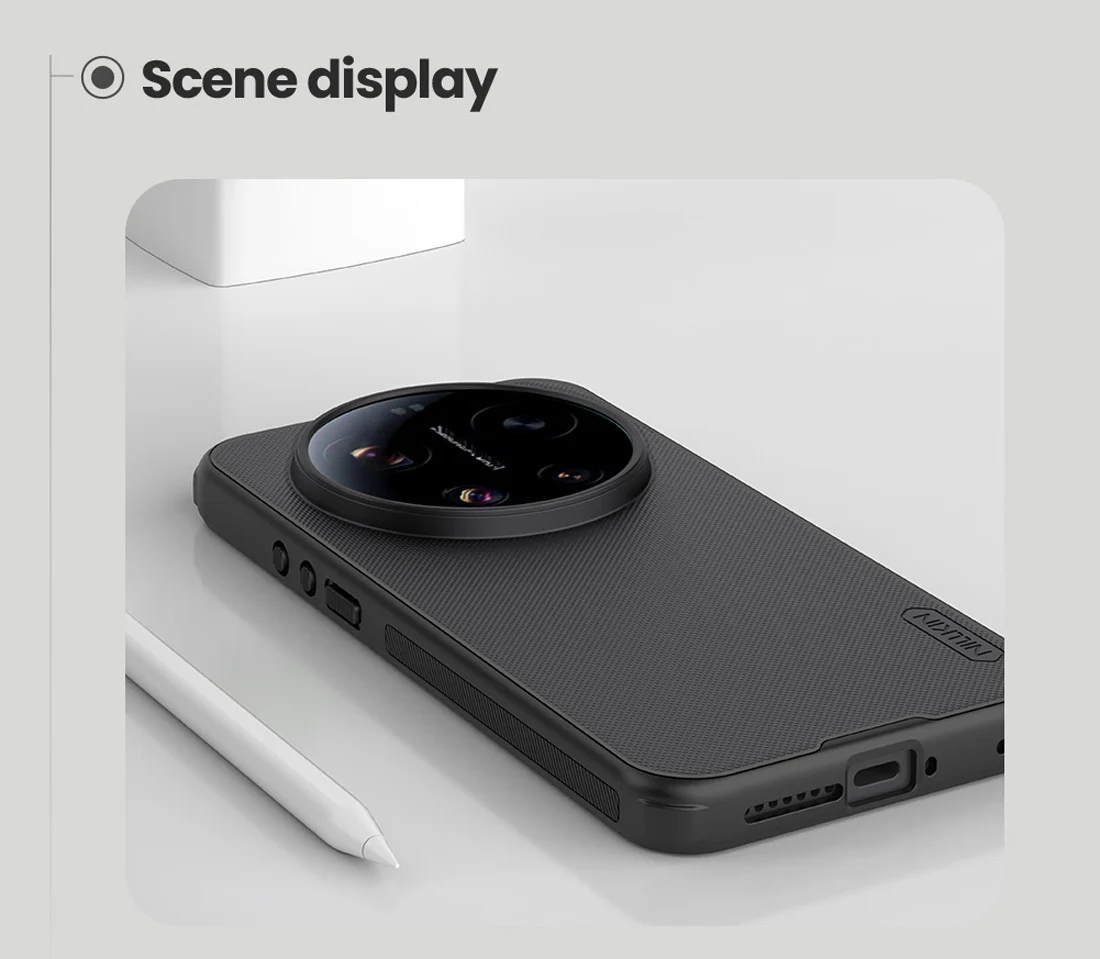 قاب ضدضربه Xiaomi 17 Ultra مارک نیلکین مدل Super Frosted Shield Pro