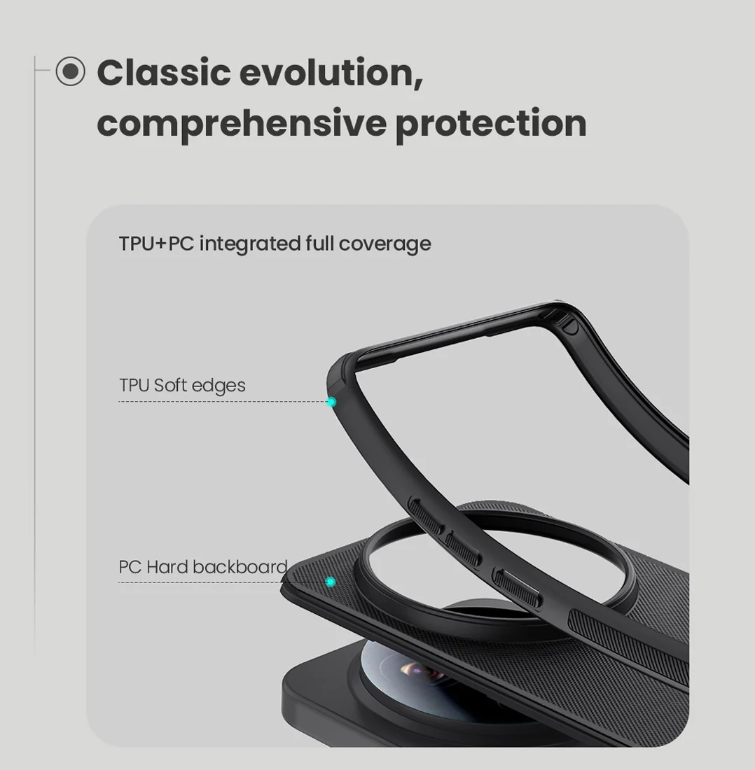 قاب ضدضربه Xiaomi 17 Ultra مارک نیلکین مدل Super Frosted Shield Pro قاب ضدضربه Xiaomi 17 Ultra مارک نیلکین مدل Super Frosted Shield Pro