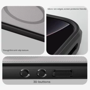 قاب ضدضربه دودی مگنتی Xiaomi 17 Ultra مارک نیلکین مدل Super Frosted Shield Pro Clear Magnetic