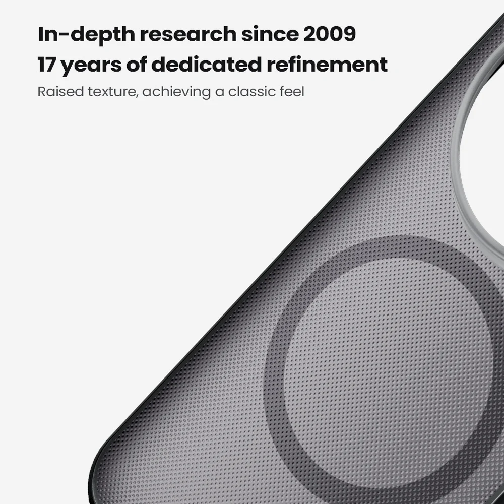 قاب ضدضربه دودی مگنتی Xiaomi 17 Ultra مارک نیلکین مدل Super Frosted Shield Pro Clear Magnetic