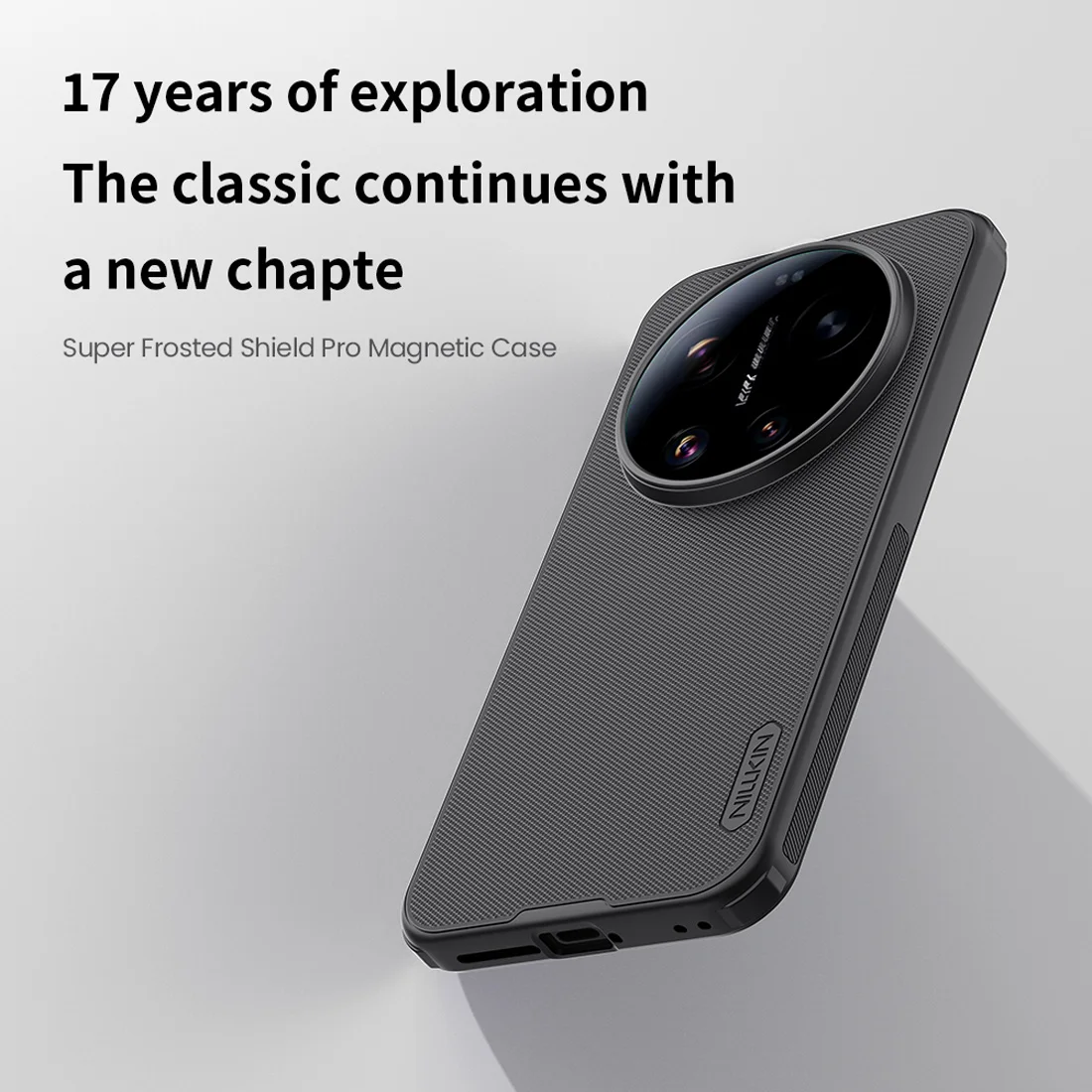 قاب ضدضربه مگنتی Xiaomi 17 Ultra مارک نیلکین مدل Super Frosted Shield Pro Magnetic قاب ضدضربه مگنتی Xiaomi 17 Ultra مارک نیلکین مدل Super Frosted Shield Pro Magnetic