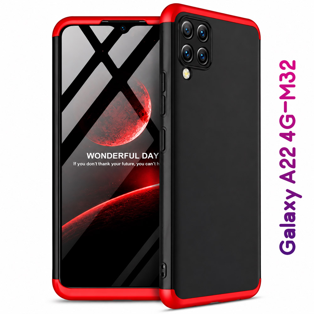 قاب محافظ 360 درجه GKK گوشی Galaxy A22 4G