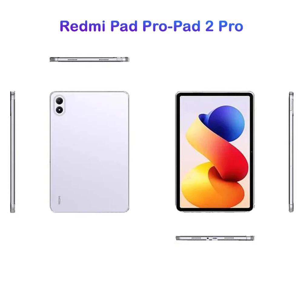 قاب ژله ای شفاف تبلت Redmi Pad 2 Pro 12.1 قاب ژله ای شفاف تبلت Redmi Pad 2 Pro 12.1