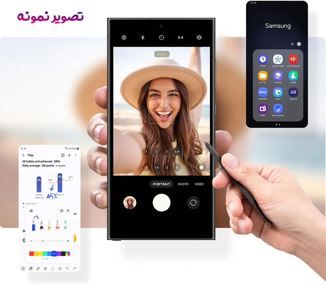 قلم لمسی S Pen اصلی سامسونگ Galaxy S24 Ultra