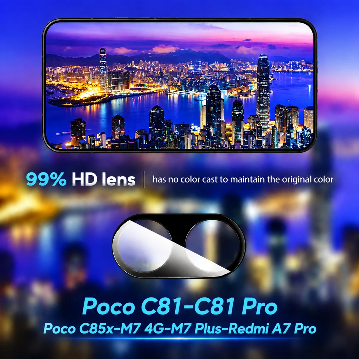 محافظ لنز Poco C81 مدل 3D
