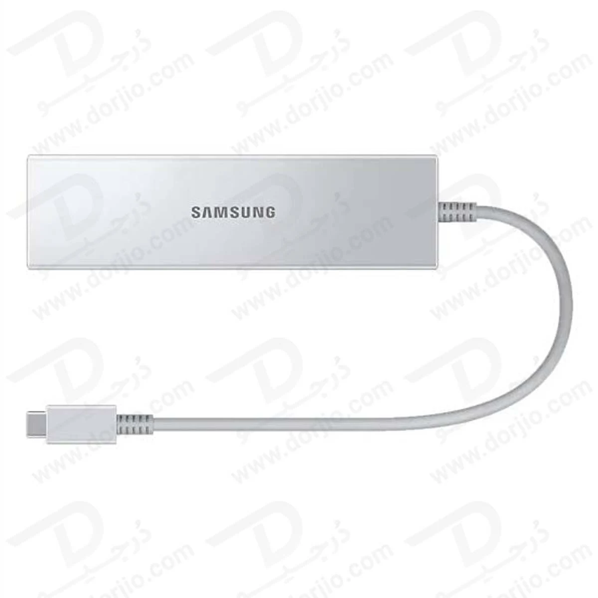 هاب آداپتور Type-C سامسونگ با پورت‌های USB-C و HDMI 4K و LAN و USB 3.0