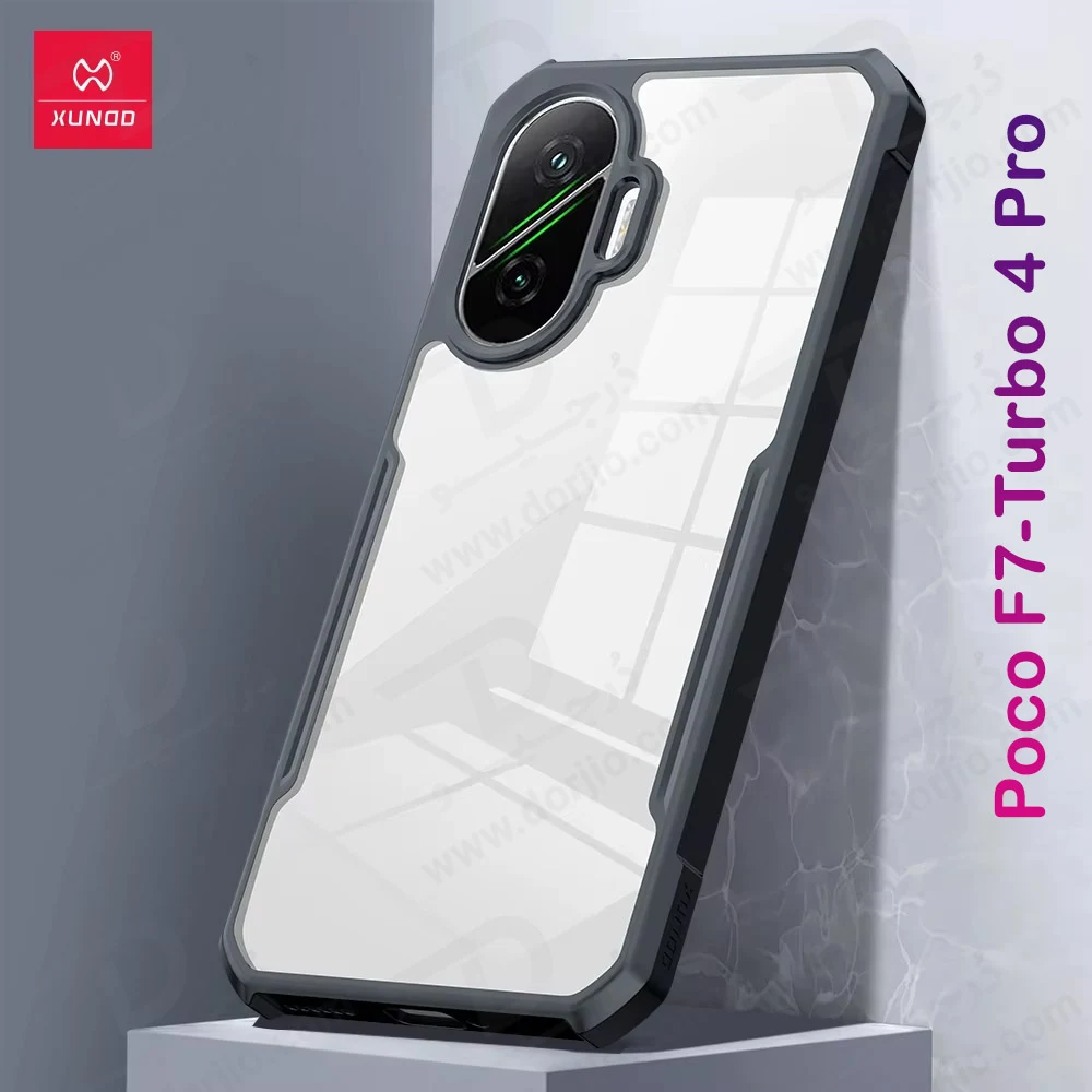 کریستال شیلد شفاف Poco F7 مارک XUNDD سری Beatle