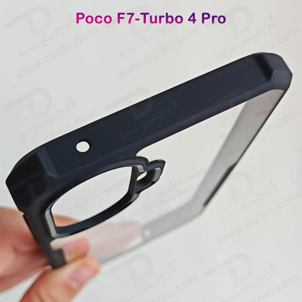 کریستال شیلد شفاف Poco F7 مارک XUNDD سری Beatle