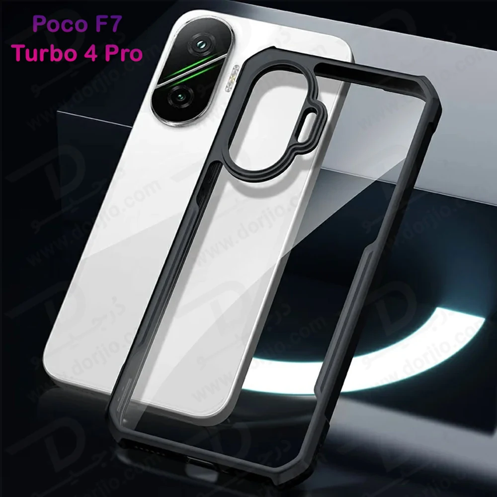 کریستال شیلد شفاف Poco F7 مارک XUNDD سری Beatle