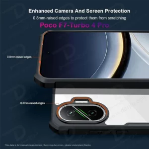 کریستال شیلد شفاف Poco F7 مارک XUNDD سری Beatle