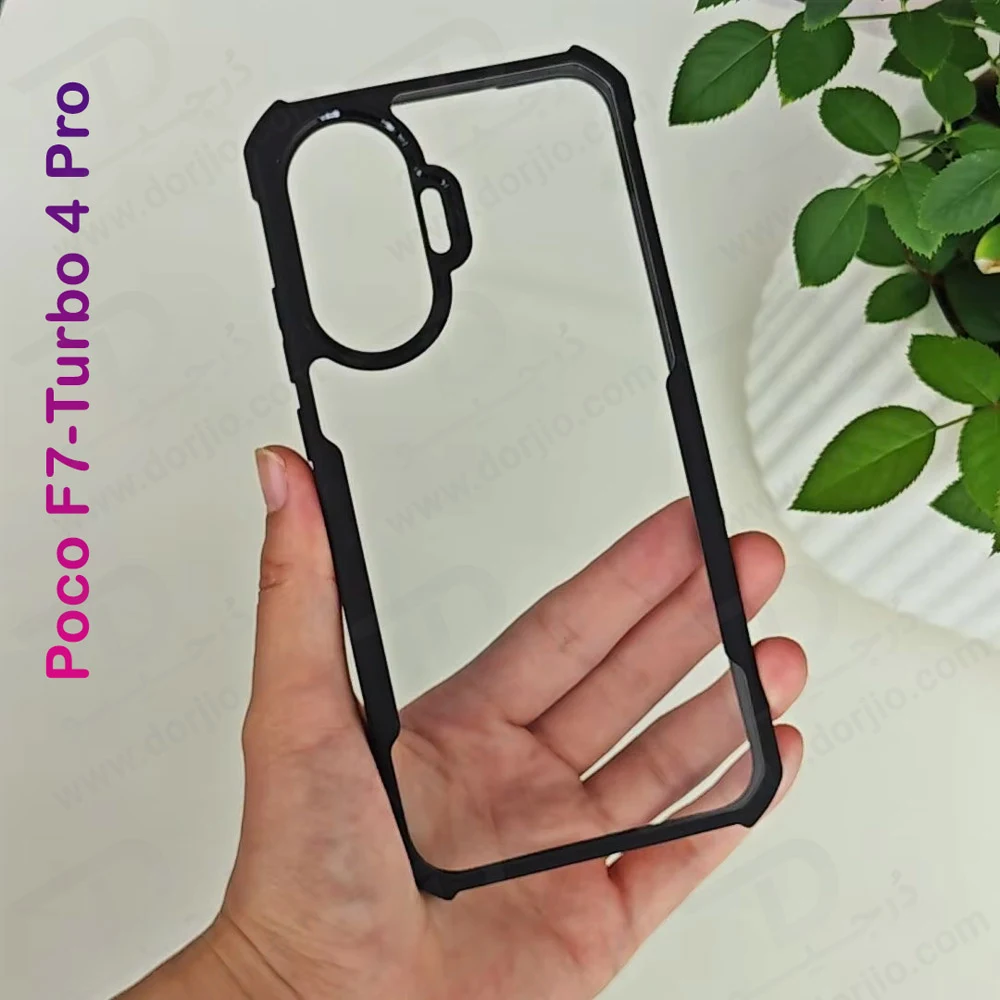 کریستال شیلد شفاف Poco F7 مارک XUNDD سری Beatle