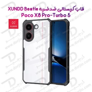 کریستال شیلد شفاف Poco X8 Pro مارک XUNDD سری Beatle