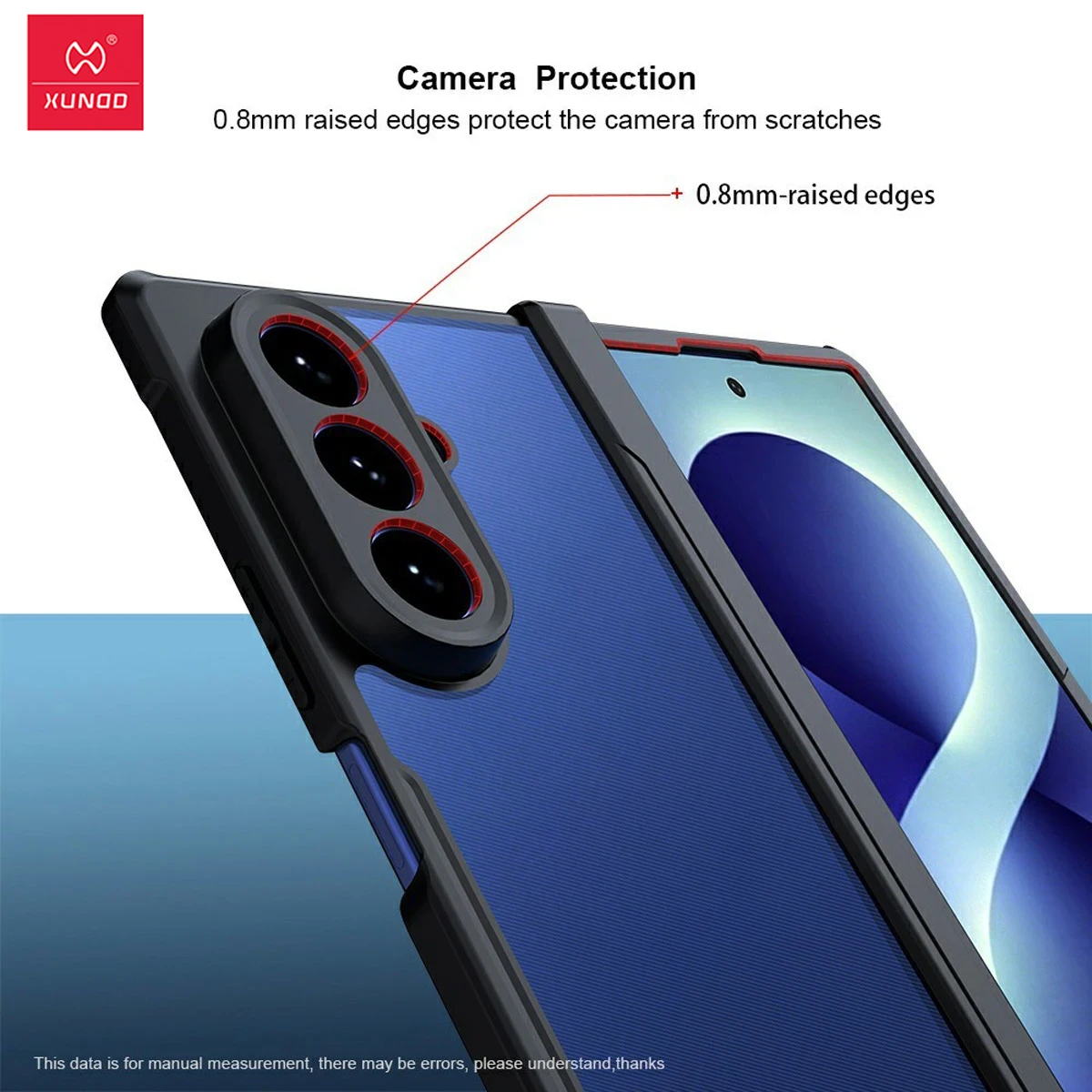 گارد کریستالی Galaxy Z Fold 8 Ultra مارک XUNDD سری Beatle