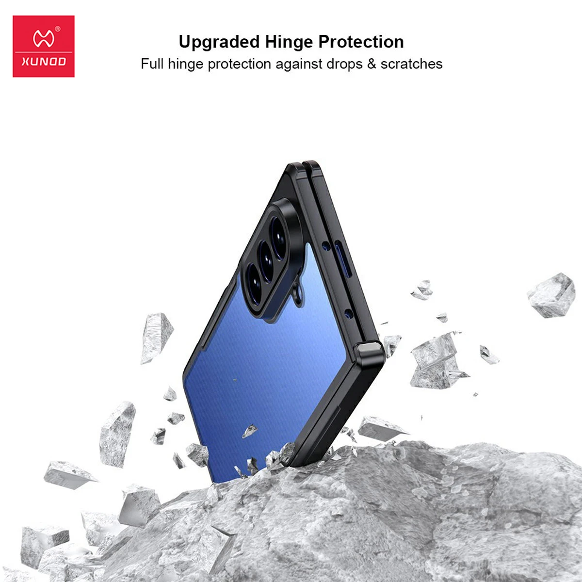 گارد کریستالی Galaxy Z Fold 8 Ultra مارک XUNDD سری Beatle