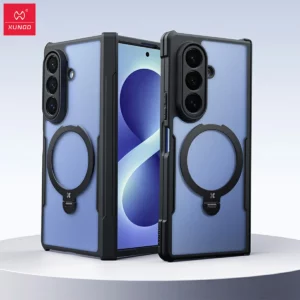 گارد کریستالی رینگ استند مگ سیف Galaxy Z Fold 8 Ultra مارک XUNDD سری Beatle Magnetic Holder
