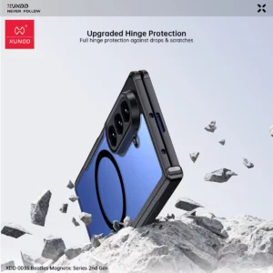 گارد کریستالی مگ سیف Galaxy Z Fold 8 Ultra مارک XUNDD سری Beatle Magnetic