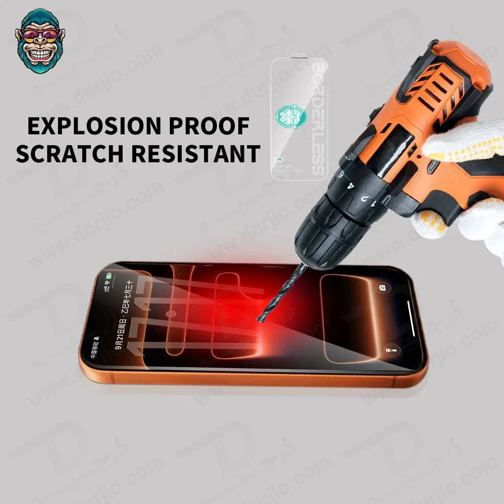 گلس تمام شفاف Redmi K100 Pro Max مارک Monkey