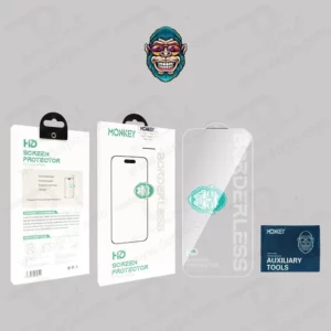 گلس تمام شفاف iPhone 15 Pro Max مارک Monkey