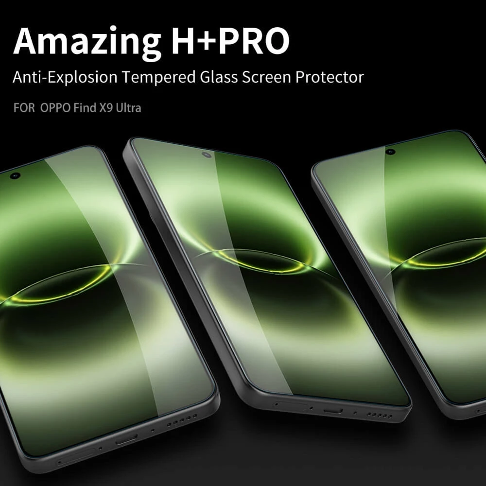 گلس شیشه‌ای Oppo Find X9 Ultra مارک نیلکین مدل H+Pro
