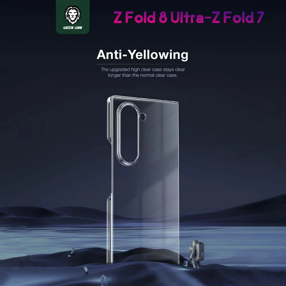 قاب Delgado تمام شفاف Galaxy Z Fold 8 Ultra مارک Green Lion