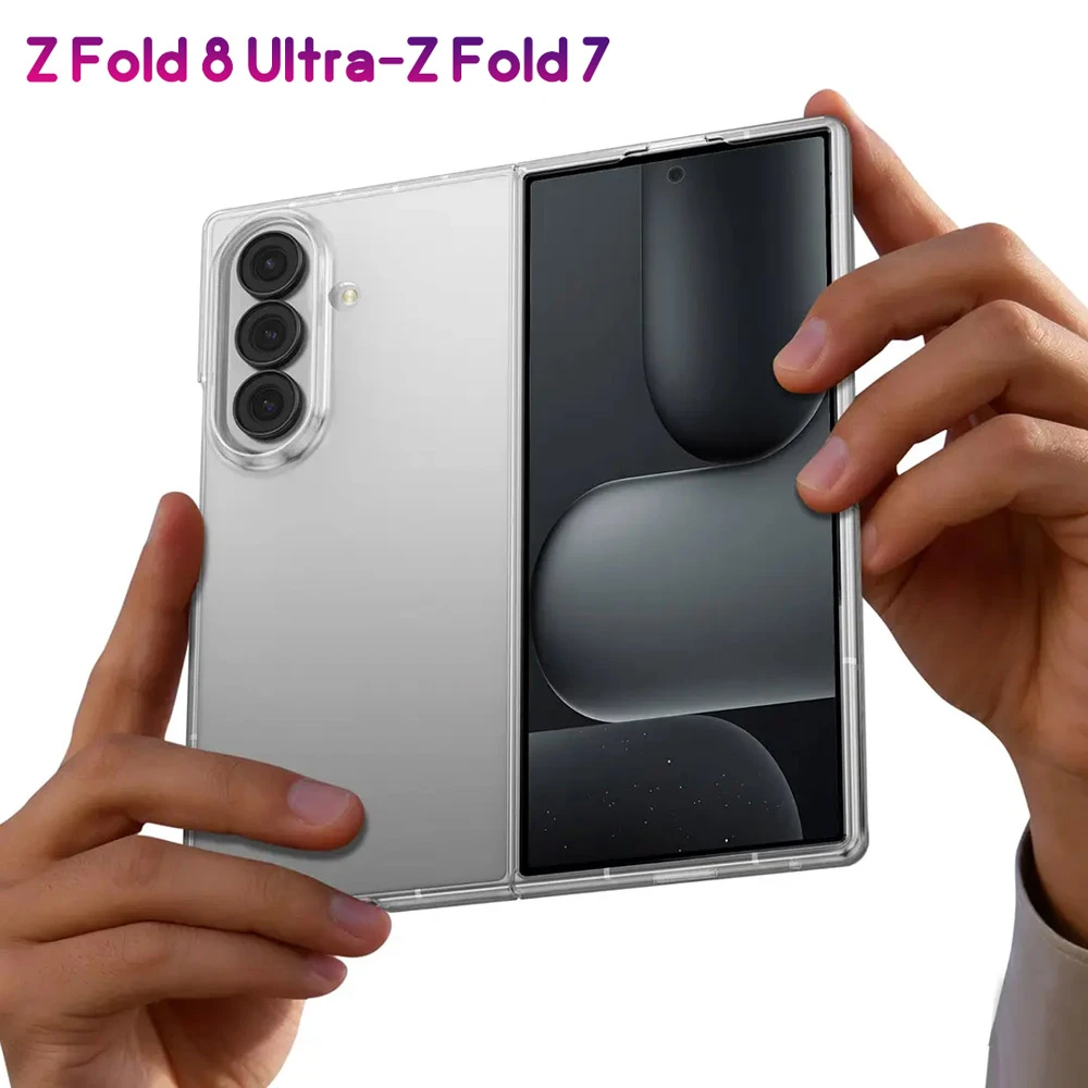 قاب Delgado تمام شفاف Galaxy Z Fold 8 Ultra مارک Green Lion