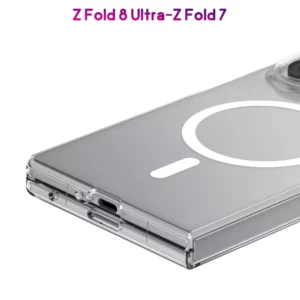 قاب مگ سیف Delgado تمام شفاف Galaxy Z Fold 8 Ultra مارک Green Lion