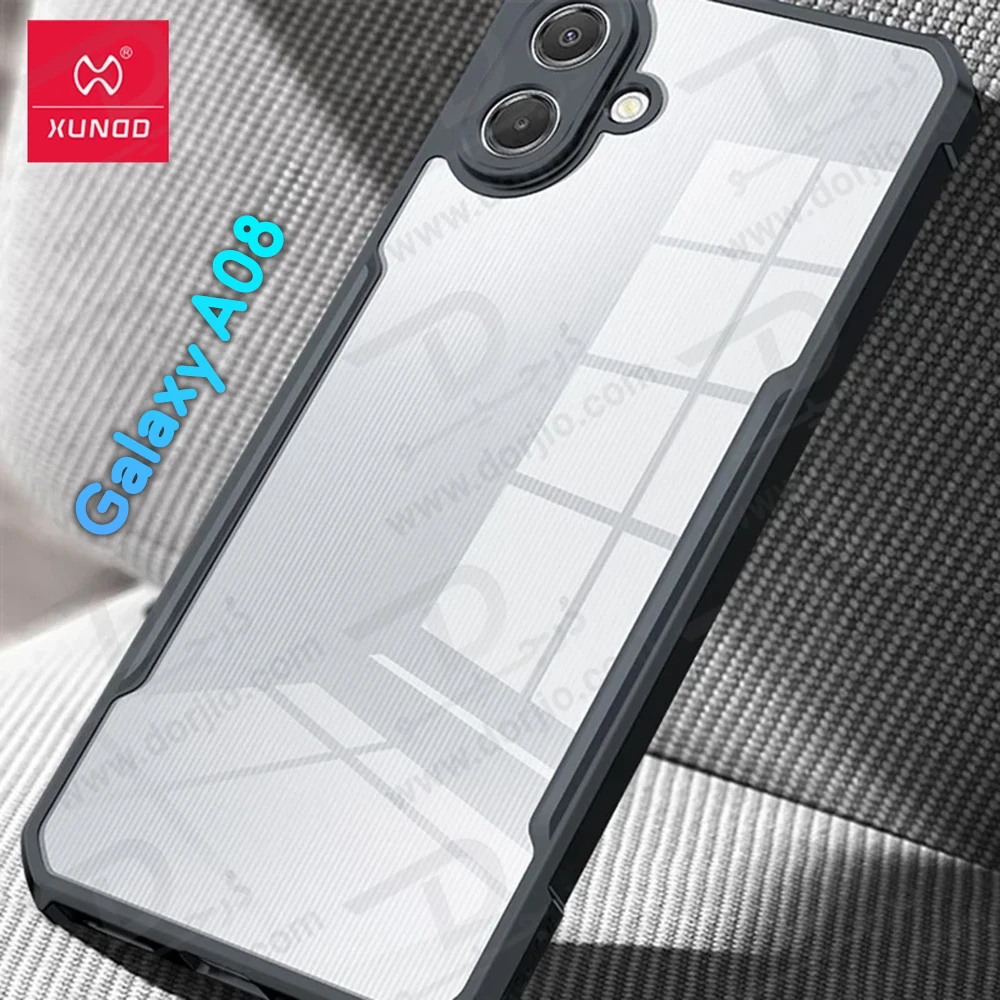 کریستال شیلد شفاف Galaxy A08 مارک XUNDD سری Beatle