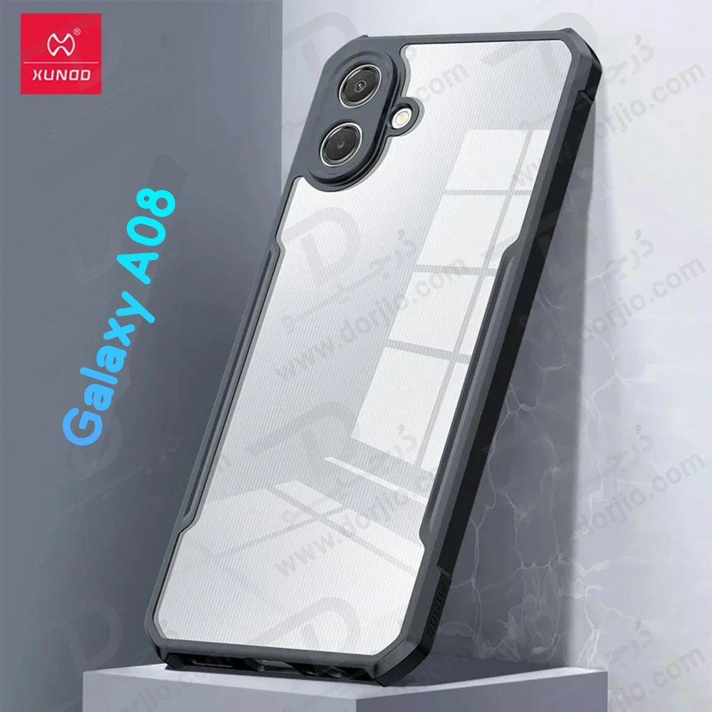 کریستال شیلد شفاف Galaxy A08 مارک XUNDD سری Beatle