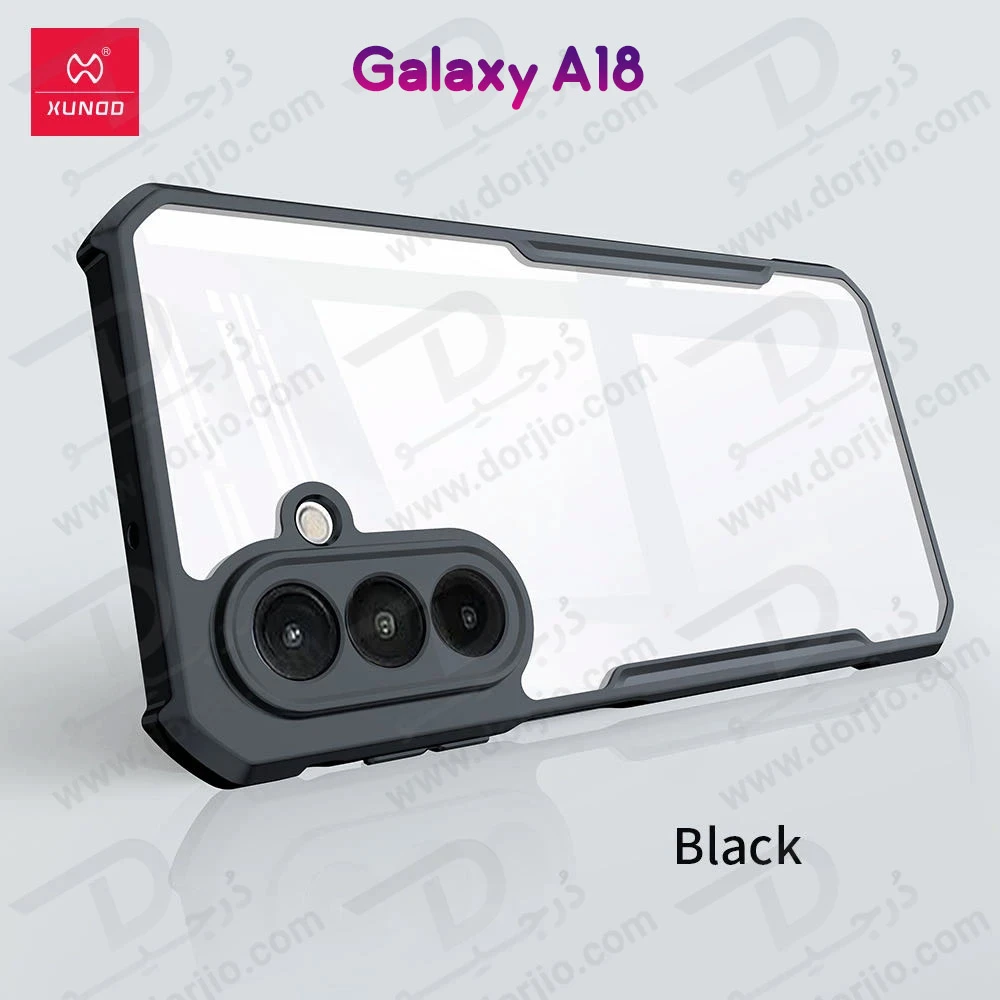 کریستال شیلد شفاف Galaxy A18 مارک XUNDD سری Beatle کریستال شیلد شفاف Galaxy A18 مارک XUNDD سری Beatle