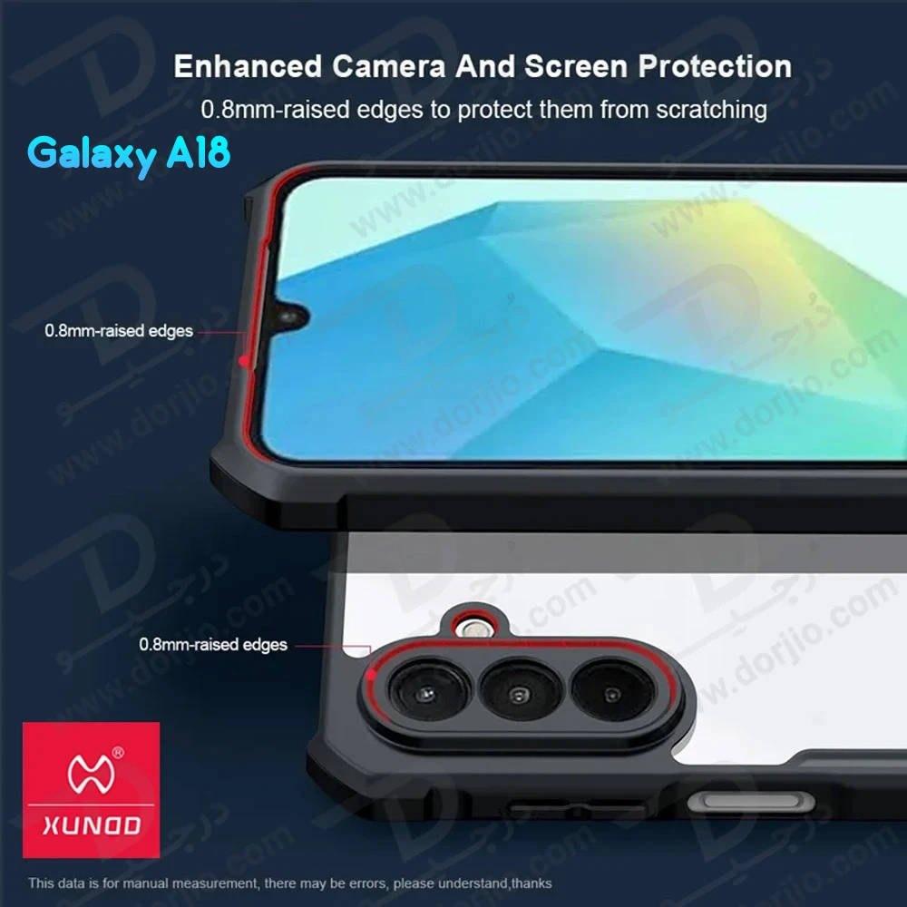 کریستال شیلد شفاف Galaxy A18 مارک XUNDD سری Beatle