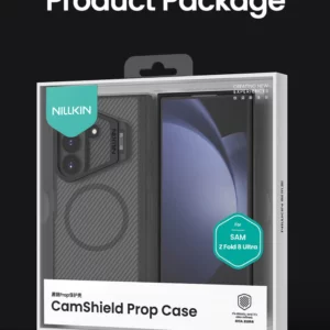 گارد دودی مگنتی کمرا استند قلم دار Galaxy Z Fold 8 Ultra مارک نیلکین مدل Camshield Prop