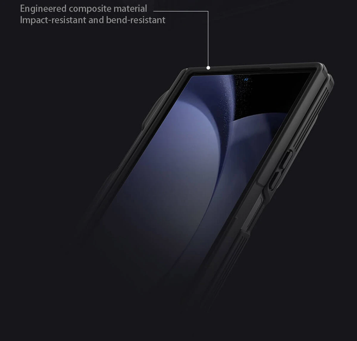 گارد دودی مگنتی کمرا استند قلم دار Galaxy Z Fold 8 Ultra مارک نیلکین مدل Camshield Prop